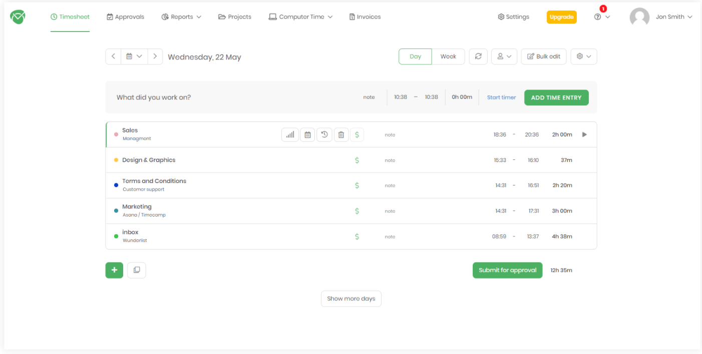 timecamp - Time Tracking for Programmers